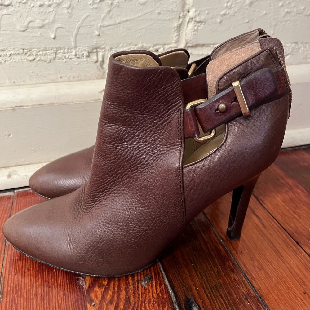 COACH Leather high heel boots